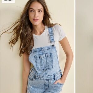New VENUS Blue Denim Overalls Classic Casual Fit